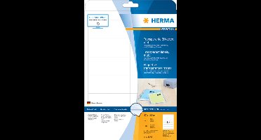 Etiket herma 4586 97x42.3 weerbest transp mt 120st | 32 stuks