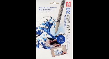 Tekenset sakura creative kit kanagawa | 12 stuks