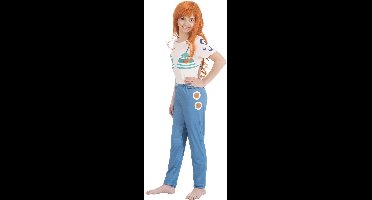 CHAKS - One Piece Nami-kostuum voor kinderen - 122/128 (7-8 jaar)