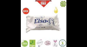 Elsa 84x 100g toiletzeep Savon de Beauty | Glycerine zeep met plantaardige oliën