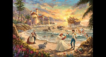 Schmidt Disney puzzel De Kleine Zeemeermin 1000 stukjes - legpuzzel.