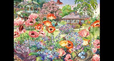 Schmidt legpuzzel bloemen tuin - 1000 stukjes puzzel.