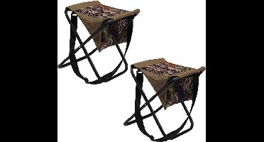 Eurocatch Set van 2 Opvouwbare Viskrukjes – Lichtgewicht & Compact – Ideaal voor Vissen, Kamperen & Outdoor