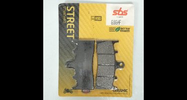 Plaquette de frein SBS pour Moto Kawasaki 1100 ZRX 1996 à 2000 686HF Neuf