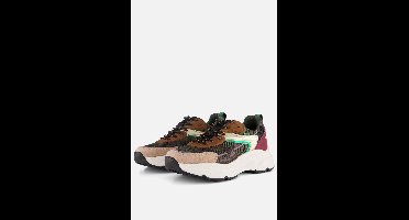 POSH by Poelman Sneakers bruin Synthetisch - Maat 39