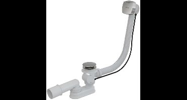 Ravak Afvoersystemen - Badafvoer- en overloopgarnituur, lengte 570 mm, snoer, chroom X01507