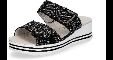 Waldläufer dames pantoffel Michelle zwart wit 5