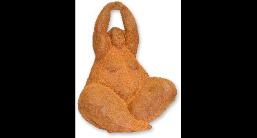 Gietijzeren beeld - Naakte vrouw - sculptuur - 24 cm hoog