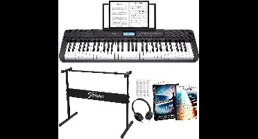 Finesse Keyboard Piano - Statief & Accessoires - 61 Keys - MIDI - Digitale Piano - Elektrische Piano - Kind