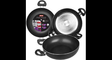 Ibili Diepe Inductie Koekenpan Met 2 Handgrepen 40 Cm Zilver