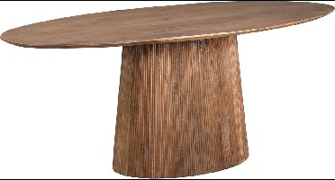 Old Inn - Eettafel Rome Ovaal Bruin 240cm