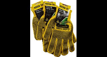 Stanley Tuinhandschoen - Werkhandschoen - Mega Grip - Maat L - 3 stuks