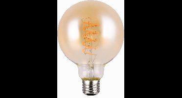 LED Lamp - Filament - Torna Spiro - E27 Fitting - 7W - Zeer Warm Wit - 1800K - Dimbaar - 400 lumen