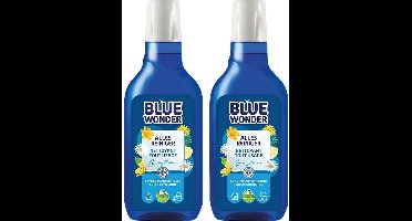 Blue Wonder Allesreiniger 2-pack met doseerdop en KD spons