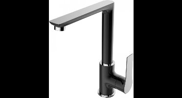 Sanifun keukenmengkraan Hagan Zwart chroom