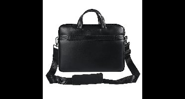 UNIQ Accessory 15.6 inch leren laptoptas - Zwart