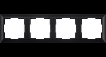 ION | Afdekraam 4-voudig | Mat Zwart | J1 serie