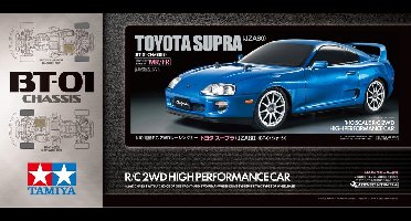 Tamiya Modelbouwpakket Auto - 58733 RC Toyota Supra (JZA80) BT-01 - met Certificaat RC Plastic - 1:10 - Modelbouw