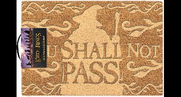 The Lord Of The Rings (You Shall Not Pass) Embossed Doormat