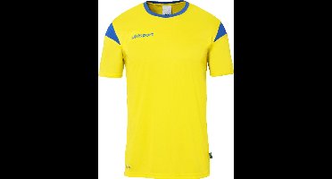 Uhlsport Squad 27 Shirt Korte Mouw Heren - Geel / Royal | Maat: M