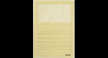 Leitz Venstermap Karton A4 - 100 Stuks - Geel