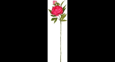 MICA DECORATIONS PIOEN FUCHSIA - L71CM
