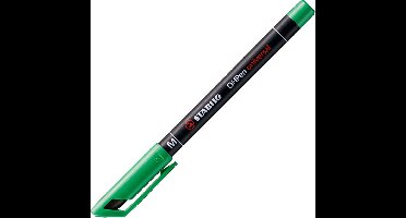 Viltstift STABILO OHpen permanent 842/36 rond 0.7mm groen - 10 stuks