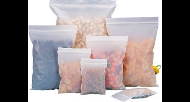 Zakjes met ritssluiting - 10 x 15 cm - 100 st