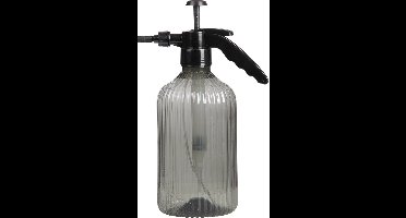 Esschert Design plantenspuit/vernevelaar - PET - transparant/zwart - 33 cm