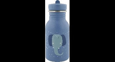 Trixie Thermos Drinkfles - Mrs. Elephant - RVS Waterfles voor kinderen - Lekvrije Fles - 350ml - Blauw