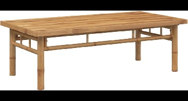 vidaXL - Salontafel - 110x55x35 - cm - bamboe