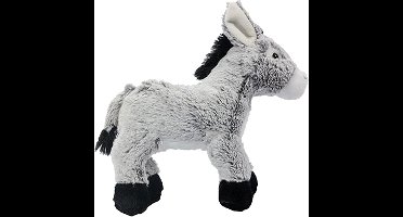 Pia soft Toys Knuffeldier Ezel - zachte pluche stof - premium kwaliteit knuffels - grijs - 24 cm - Ezels
