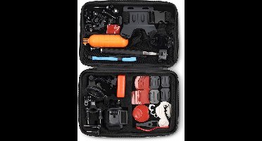 Nedis Mounts voor Action Camera – XXL Accessoires set – 41 in 1 – Inclusief Opbergtas – Universeel