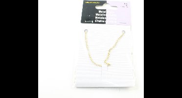 Darice Ketting - goud - 1mtr.