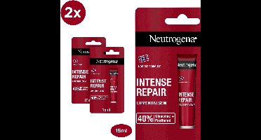 Neutrogena Lippenbalsem - Noorse Formule - intense herstelling tegen gekloofde of gebarsten lippen - 2 x 15ml