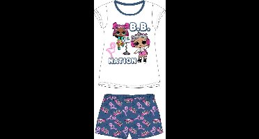 LOL Surprise Shortama / Zomer Pyjama - blauw - maat 104