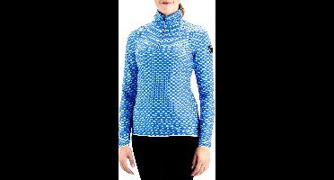 Falcon Anita Ski Pully Dames Blauw dessin L/40.