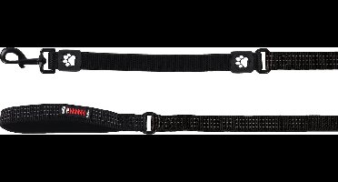 Hond Looplijn Zorba Zwart 0,75m 25mm