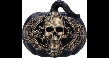 Nemesis Now beeld/figuur - Baroque Harvest Pompoen Schedel met LED licht - 20cm - zeer gedetailleerd - handbeschilderd