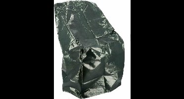 Gerimport Gerimport afdekhoes/beschermhoes voor tuinstoelen - zwart - 86 x 61 x 107 cm
