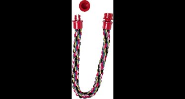 Vogel Zitstok Katoen Twist - Multicolor - 66 cm x 18 mm