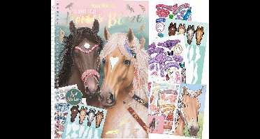Depesche - Miss Melody Create your Horses Blaze - kleur-/stickerboek