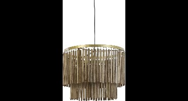 Light & Living Hanglamp Gularo - Donkerbruin - Ø60cm - Modern - Hanglampen Eetkamer, Slaapkamer, Woonkamer