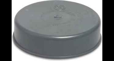 Eindkap PVC-U 80 mm lijmmof grijs