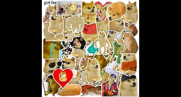 Pakje Stickers - Doge