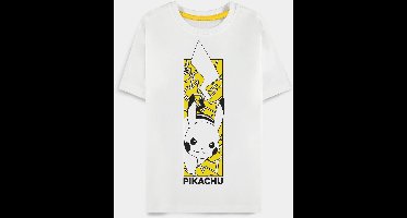 Pokémon - Attack! Heren T-shirt - 2XL - Wit