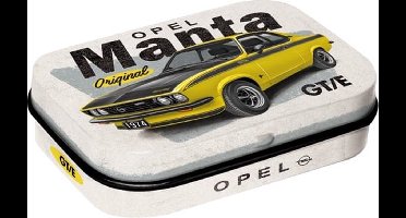 mint box Opel Manta GT/E pepermuntdoosje 4 x 6 cm