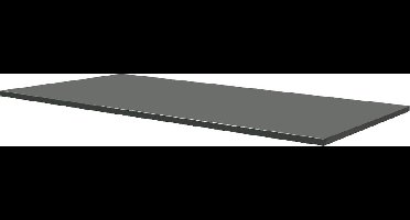 IVOL Bureaublad 180x80 cm - Antraciet