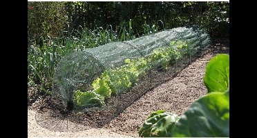 Nature - Tuintunnelset (2-in-1: folie + net) - 45 x 60 x 300cm
