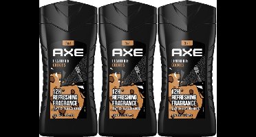 Axe Leather & Cookies 3-in-1 Douchegel - 3 x 250 ml